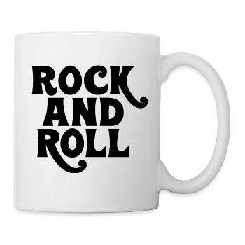 Rock and Roll bold logo design - Mug - white - Right