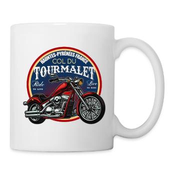 Tourmalet Mountain Bike Badge - Mug - white - Right