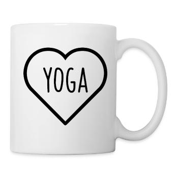 Yoga Lover  - Mug - white - Right