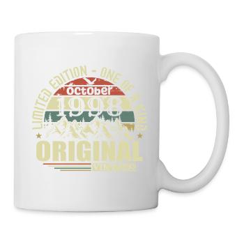 october 1998 - gift for his 27th birthday october - Mug - white - Right