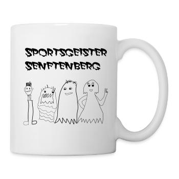 SportsGeisterSFB avec lettrage - Mug blanc - blanc - Droite
