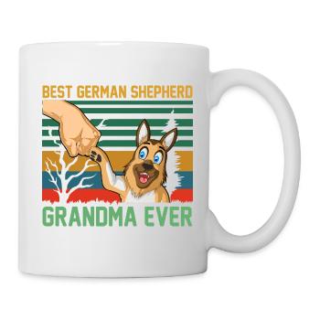 Best German Shepherd Grandma - Mug - white - Right