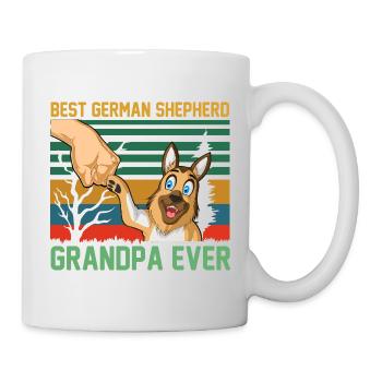 German Shepherd Grandpa - Mug - white - Right