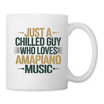 Amateur de musique décontractée Amapiano, musique sud-africaine - Mug blanc - blanc - Droite