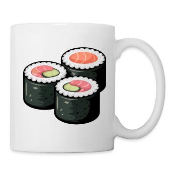 Sushi Roll Cute Food Lover - Mug - white - Right