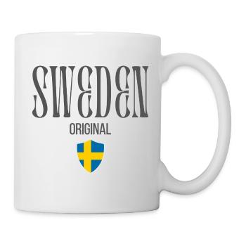 Né en Suède, originaire de Suède - Mug blanc - blanc - Droite