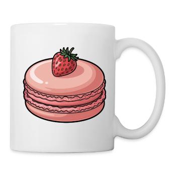 Strawberry Macaron Dessert - Mug - white - Right