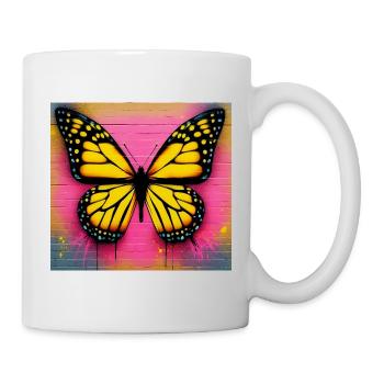 butterfly - Mug - white - Right