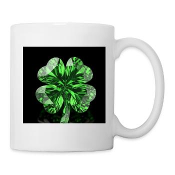 Clover green - Mug - white - Right