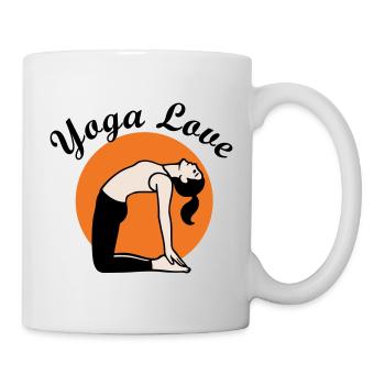 Yoga - Mug blanc - blanc - Droite