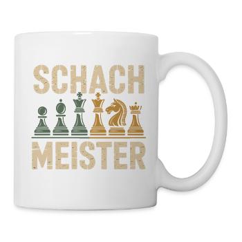 Retro Chess Chess Master Chess Figure Board Game - Mug - white - Right