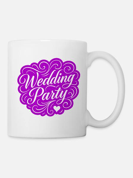 Hochzeit Party Hochzeitsfeier - Tasse - Weiß