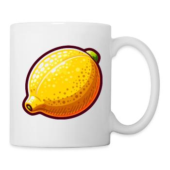Lemon Pop Art Yellow - Mug - white - Right