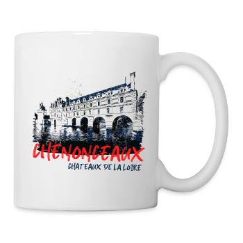 Château de la Loire, Chateau de Chenonceaux - Mug blanc - blanc - Droite