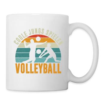 Volley-ball Enfants Cadeaux Joueurs de volley-ball - Mug blanc - blanc - Droite
