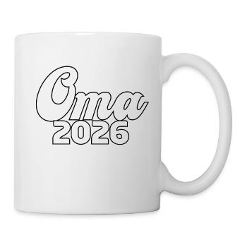 Oma 2026 Loading Design - Tasse - Weiß - Rechts