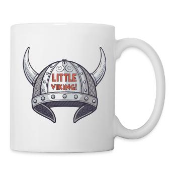 Petit Viking Casque - Mug blanc - blanc - Droite