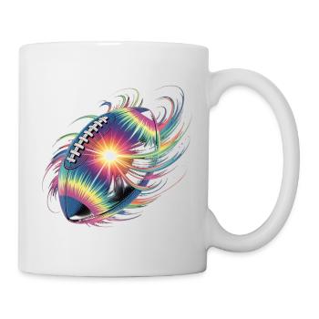 Neon Football Color Explosion - Mug - white - Right