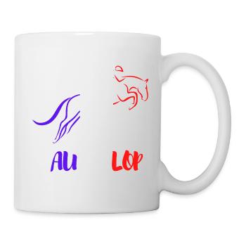 At the GALOP Blue White Red - Mug - white - Right