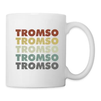 Tromso - Norway - Norge - Norwegen - Skandinavien - Tasse - Weiß - Rechts