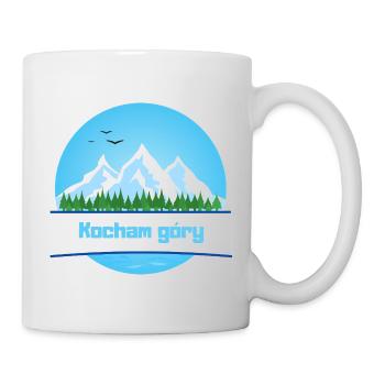 Ich liebe Berge - Tasse - Weiß - Rechts