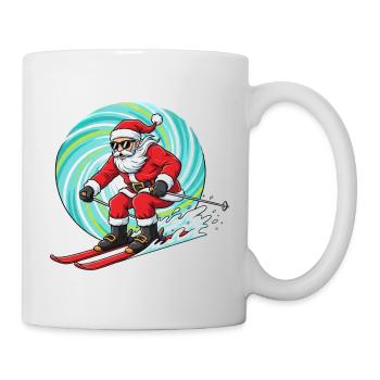 Ski Noël Homme Ski Humour - Mug blanc - blanc - Droite