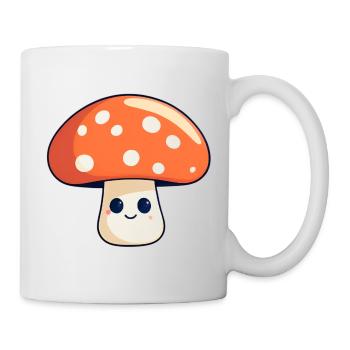 Mushroom Friend Autumn Illustration - Mug - white - Right