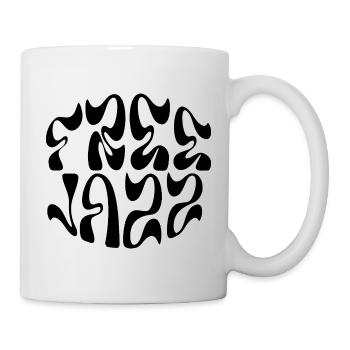 Free jazz wavy logo design - Mug - white - Right