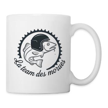 Equipe Morues Marin Casqué - Mug blanc - blanc - Droite