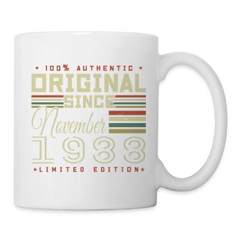 cadeau d'anniversaire novembre 1988 - Mug blanc - blanc - Droite