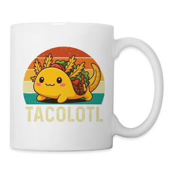 Tacolotl Süßes Axolotl Taco Mashup - Tasse - Weiß - Rechts
