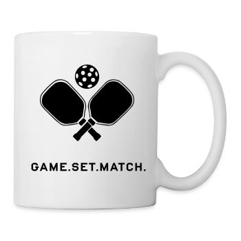 Pickleball - Mug blanc - blanc - Droite