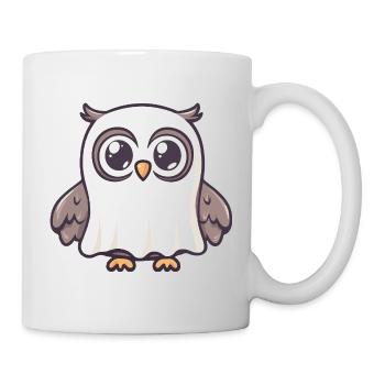 Owl Halloween Ghost - Mug - white - Right