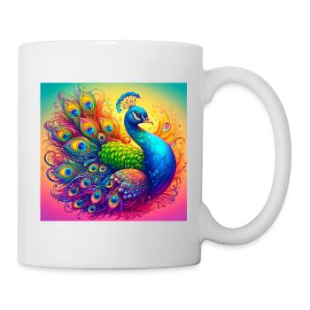 peacock - Mug - white - Right