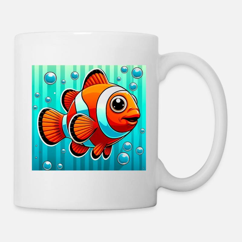 Clownfisch - Tasse - Weiß