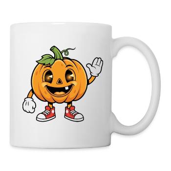Cartoon Pumpkin Artwork Halloween - Mug - white - Right