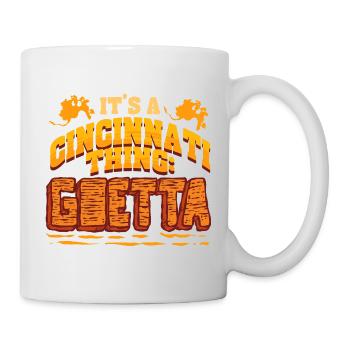 Goetta Wurst Cincinnati Thing - Tasse - Weiß - Rechts