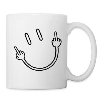 Middle Finger Gesture - Mug - white - Right