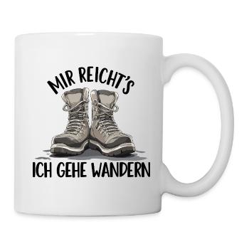 Boot duo in the shade hiking hiking group mountains - Mug - white - Right