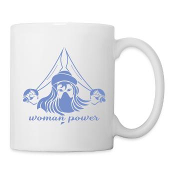 woman_power-2 - Tasse - Weiß - Rechts