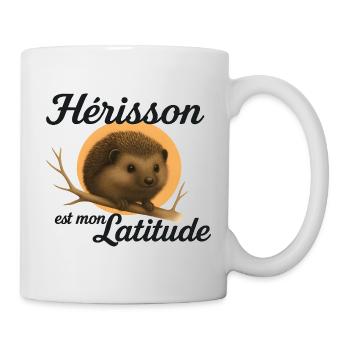 Hedgehog in latitude - Mug - white - Right