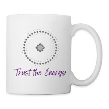 Trust the Energy - spiritual design for balance - Mug - white - Right