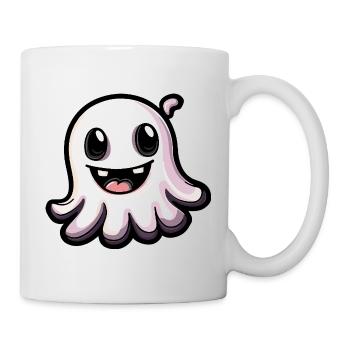 Ghost Halloween Cute Comic - Mug - white - Right