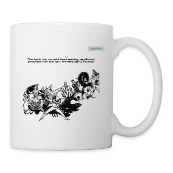 BACK ROW PARODY Design 001 - Tasse - Weiß - Rechts