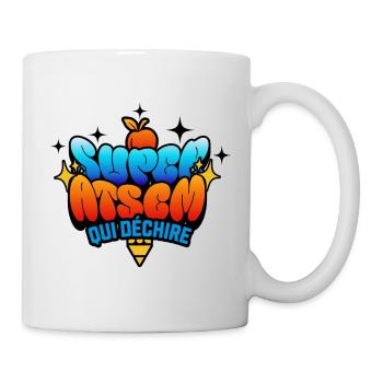 Super Atsem qui déchire - Mug blanc - blanc - Droite