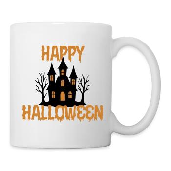Happy Halloween  - Tasse - Weiß - Rechts