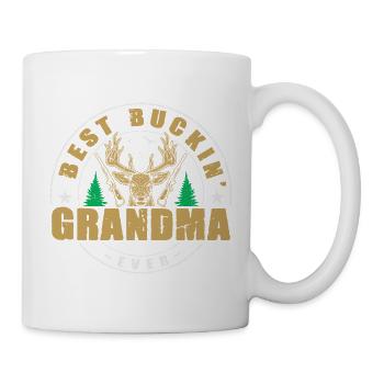 Chasseur Grand-mère Cadeaux Chasse Chasse Chasseur Examen - Mug blanc - blanc - Droite