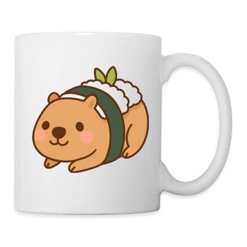 Capybara Sushi – cute & delicious 🍣🦫 - Mug - white - Right