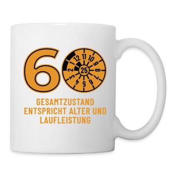 HU November 2025 - 60 Years - Birthday Gift - Mug - white - Right