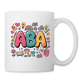 Fier thérapeute ABA en action - Mug blanc - blanc - Droite